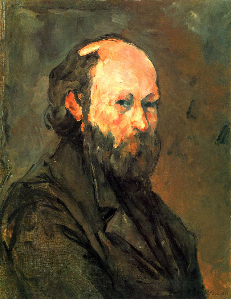 自画像 Self-Portrait (1880)，保罗·塞尚
