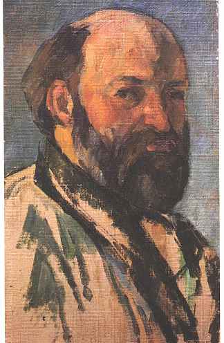 自画像 Self-portrait (1882)，保罗·塞尚