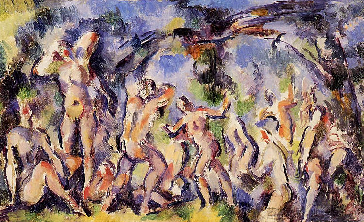 游泳者研究 Study of Bathers (c.1902),保罗·塞尚