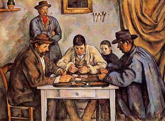 纸牌玩家 The Card Players (1890 – 1892)，保罗·塞尚