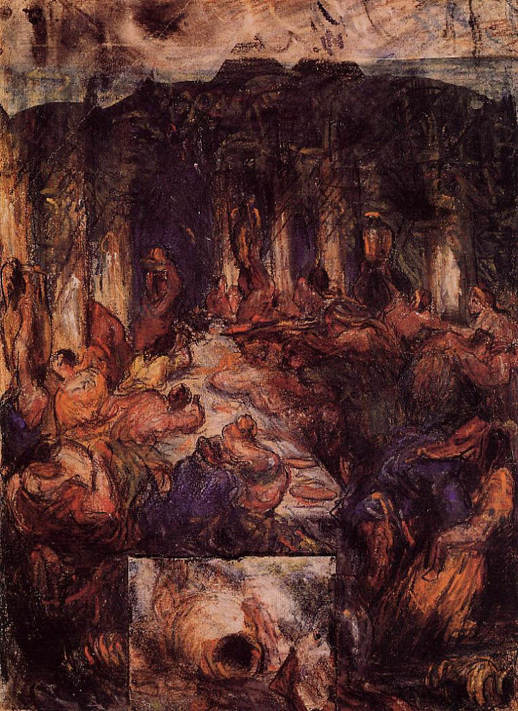 过节 The Feast (1867),保罗·塞尚
