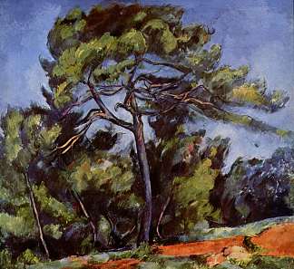 大松树 The Great Pine (1889)，保罗·塞尚