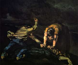 谋杀 The Murder (c.1868)，保罗·塞尚