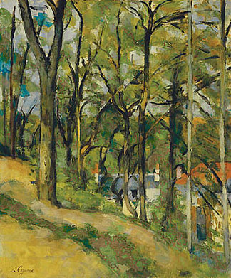 果园 The Orchard (1877)，保罗·塞尚