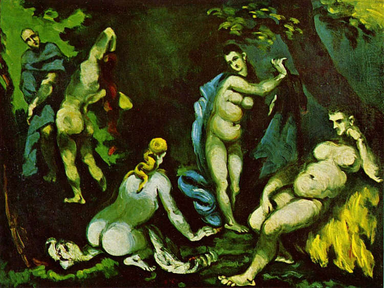 圣安东尼的诱惑 The Temptation of St. Anthony (c.1870),保罗·塞尚