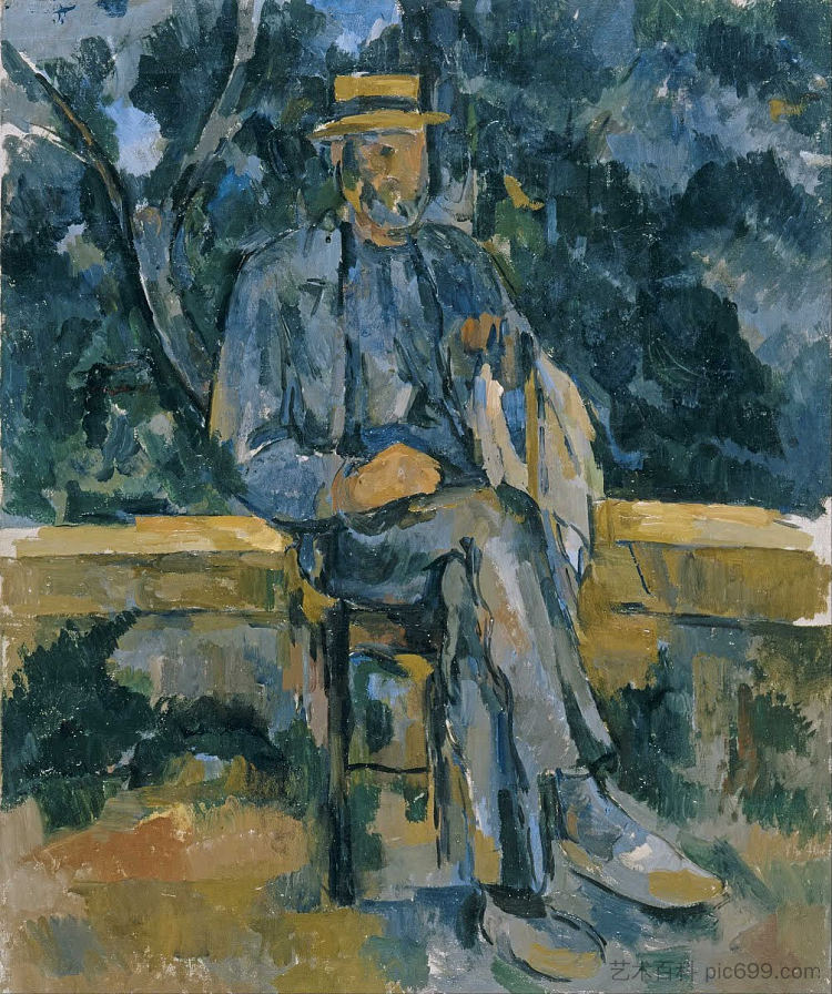 农民画像 Portrait of Peasant,保罗·塞尚
