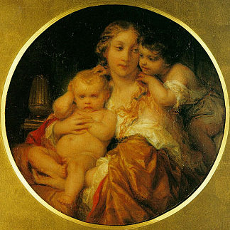 母亲与孩子 Mother and Child，保罗·德拉罗什