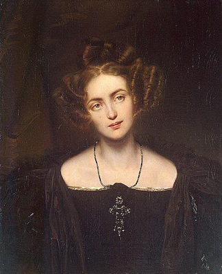亨丽埃塔·桑塔格的肖像 Portrait of Henrietta Sontag (1831)，保罗·德拉罗什