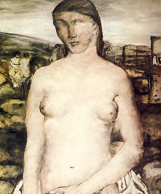 大号裸粉色 Large Nude Pink (1929)，保罗·德尔沃
