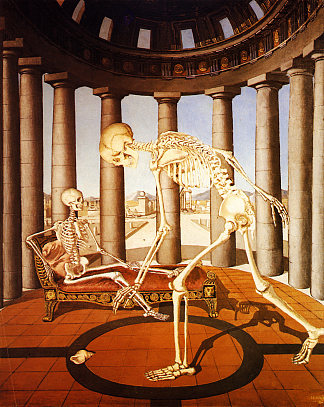 骨架有壳 The skeleton has the shell (1944)，保罗·德尔沃