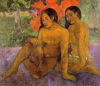 和他们身体的黄金 And the Gold of Their Bodies (1901; French Polynesia                     )，保罗·高更