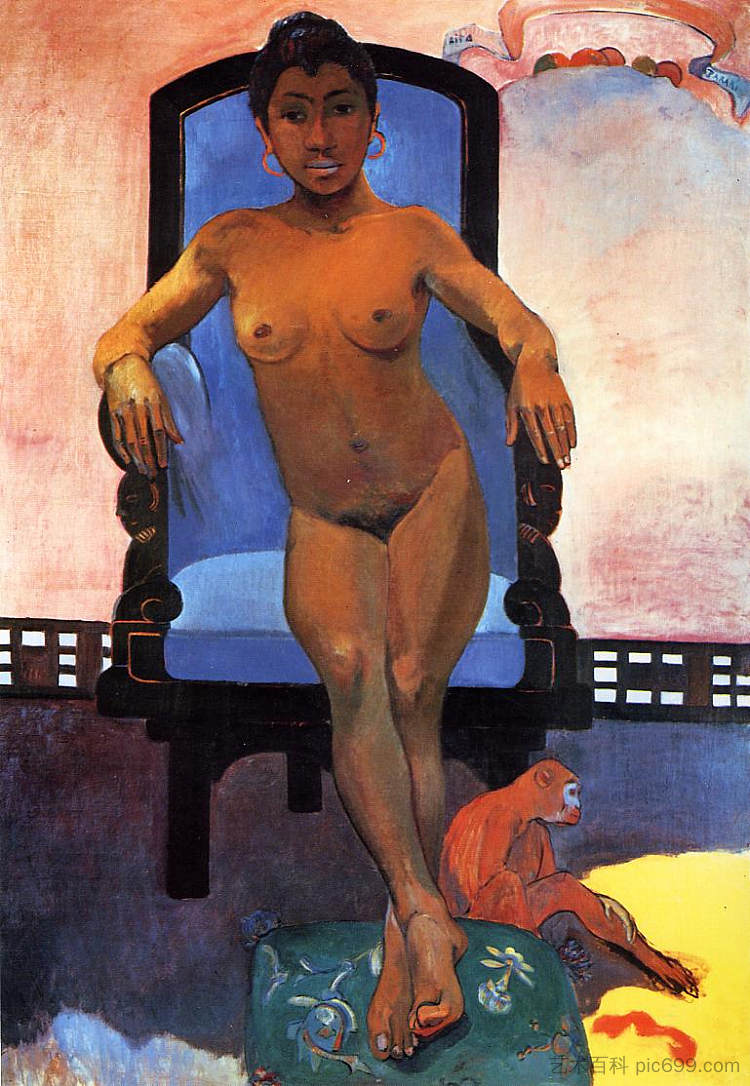 爪哇人安娜 Annah the Javanese (1893),保罗·高更