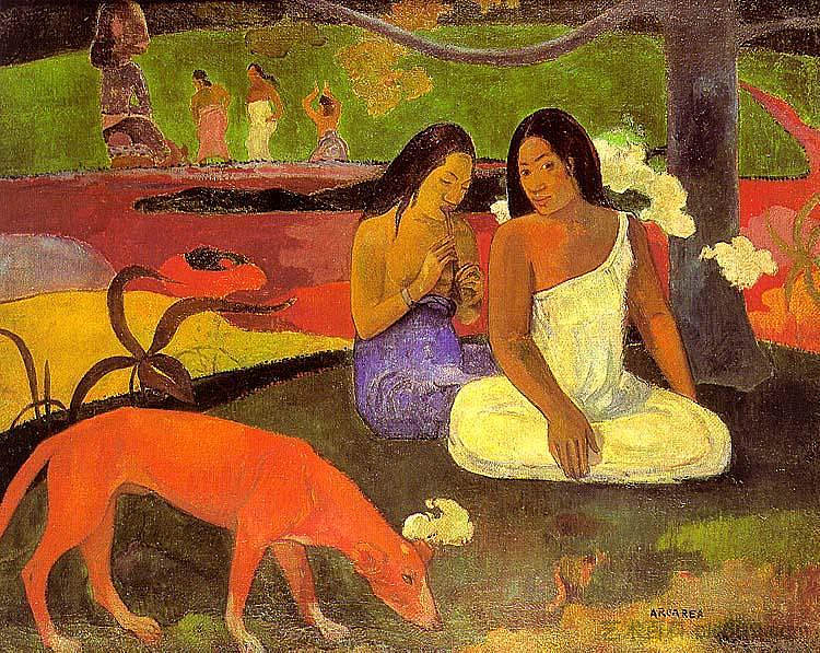 阿雷亚一世 Arearea I (1892; French Polynesia ),保罗·高更