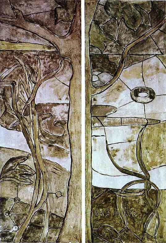花卉和蔬菜图案 Floral and vegetable motifs (1893),保罗·高更