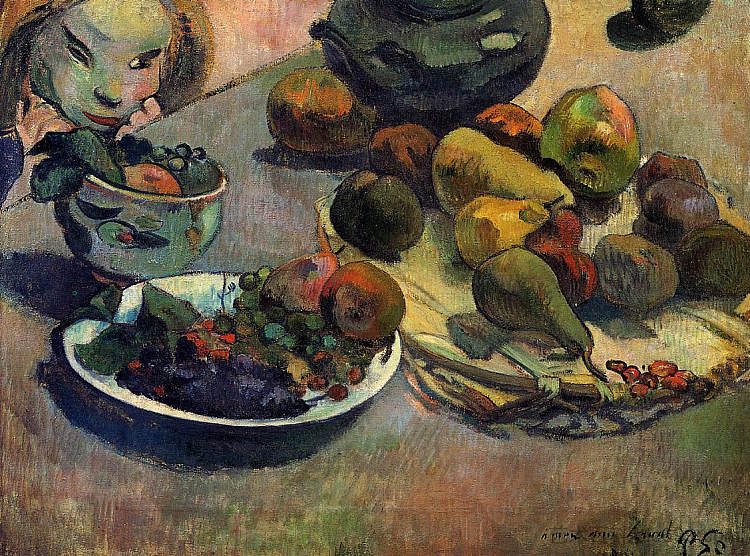 水果 Fruits (1888; France  )，保罗·高更