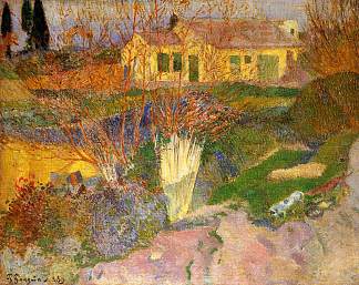 马斯，阿尔勒附近 Mas, near Arles (1888; Arles-sur-tech,France                     )，保罗·高更