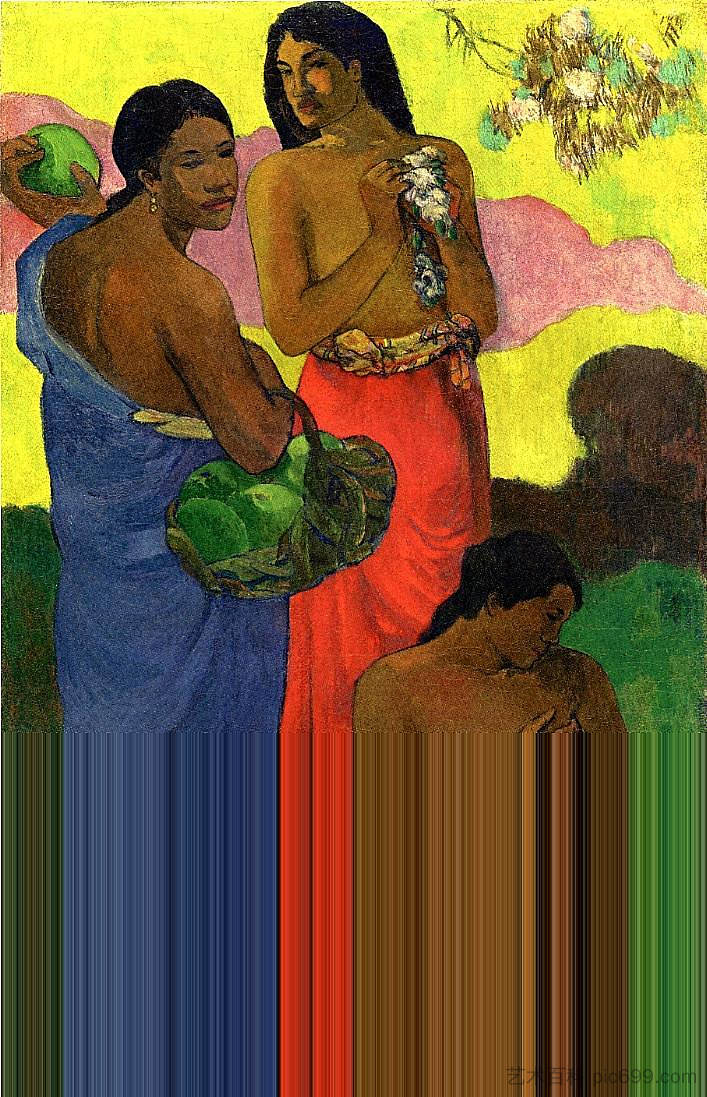 母性二 Maternite II (1899; Punaauia,French Polynesia  )，保罗·高更