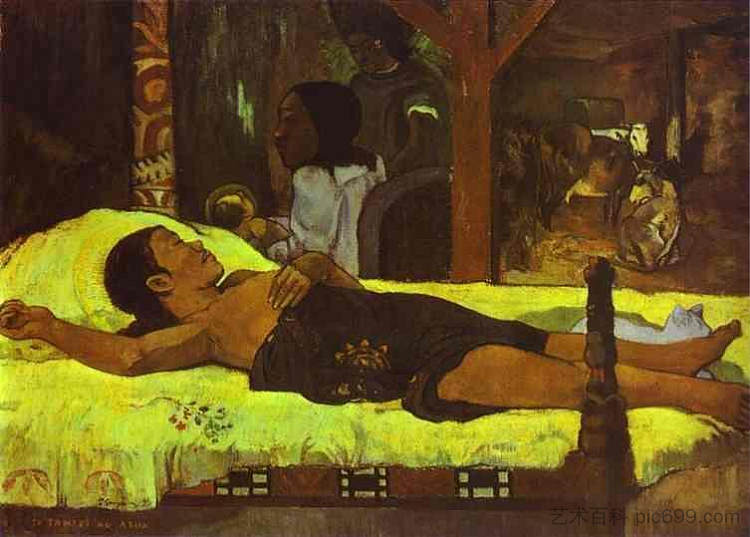 诞生 Nativity (1896; French Polynesia  )，保罗·高更