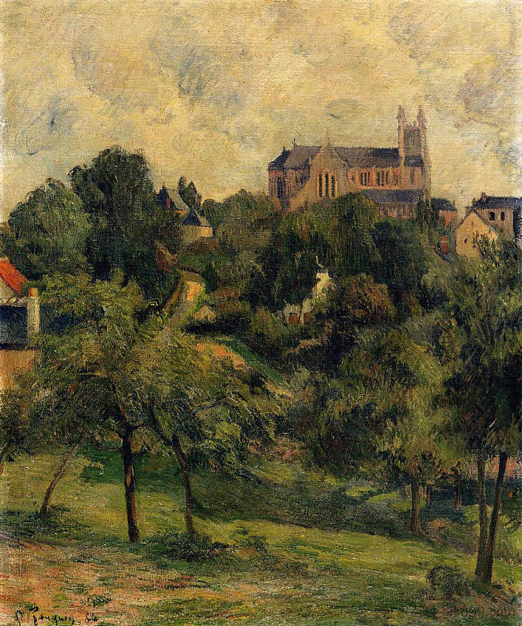 艾格尼丝圣母 Notre Dame des Agnes (1884; France ),保罗·高更