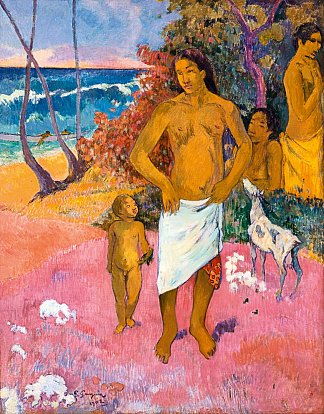 泳 客 Bathers (1902; French Polynesia                     )，保罗·高更