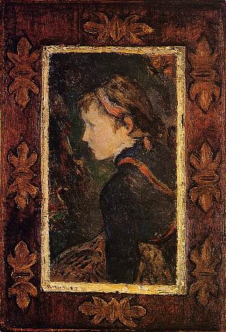 艾琳的肖像 Portrait of Aline (1884; Amagerbro / Copenhagen / Amagerbro,Denmark                     )，保罗·高更