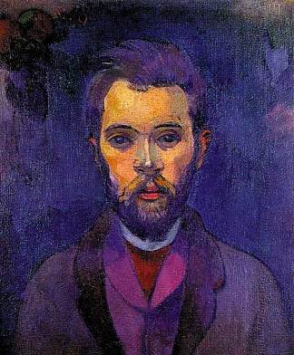 威廉·莫拉德的肖像 Portrait of William Molard (1894; Paris,France                     )，保罗·高更