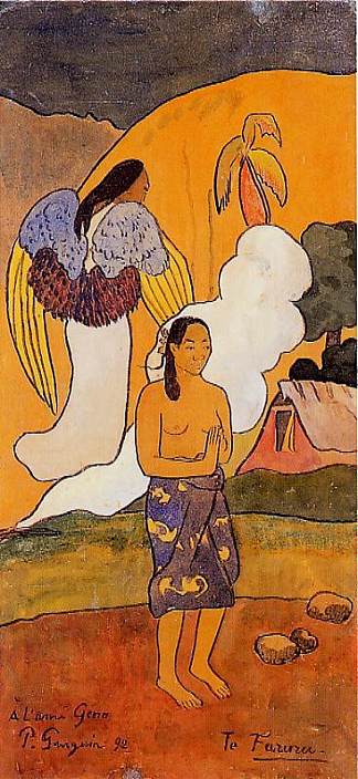 邂逅 The encounter (1892; French Polynesia                     )，保罗·高更