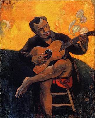 吉他手 The guitar player (1894; Paris,France                     )，保罗·高更