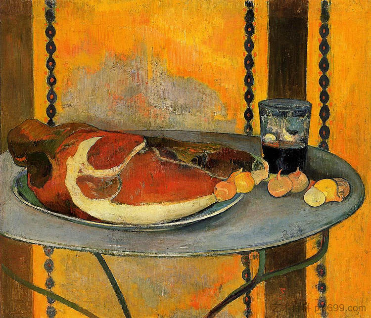 火腿 The Ham (1889; France ),保罗·高更