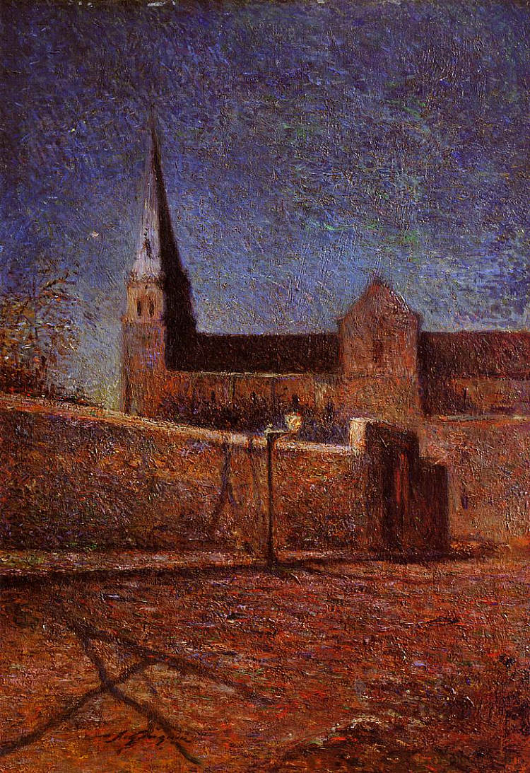沃吉拉德教堂 Vaugirard church (1879; France ),保罗·高更