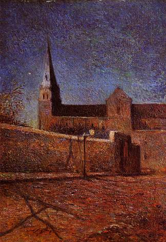 沃吉拉德教堂 Vaugirard church (1879; France                     )，保罗·高更