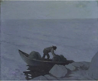 龙虾渔夫 The Lobster Fisher (c.1911 – c.1913)，保罗·亨利