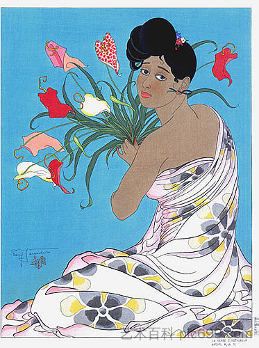 红掌的束缚。安古尔 La Gerbe D'Anthurium. Angur (1951),保罗贾克勒