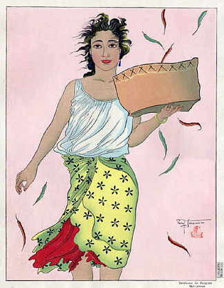 芒果卖家， 马里亚纳 Vendeuse De Mangues, Marianes (1939)，保罗贾克勒