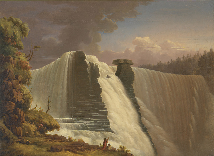 卡卡巴卡瀑布 The Cackabakah Falls (1856)，费奥多尔·索伦采夫