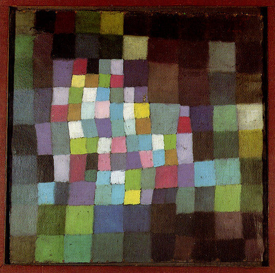 参考开花树的抽象 Abstraction with Reference to a Flowering Tree (1925),保罗·克利
