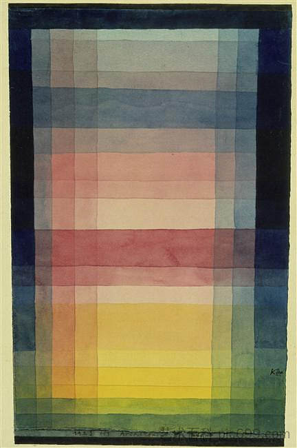 平原的建筑 Architecture of the Plain (1923),保罗·克利