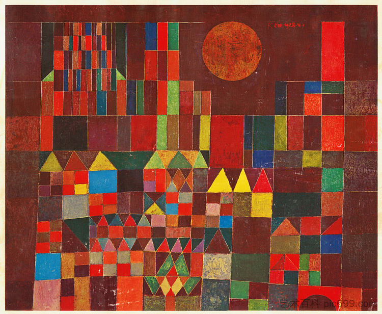 城堡与太阳 Castle and Sun (1928),保罗·克利