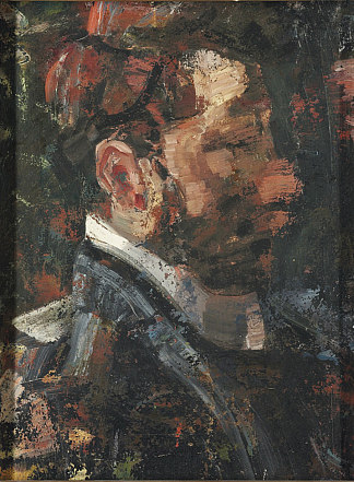 一个人的画像 Portrait of a Man (1925)，保罗·克利