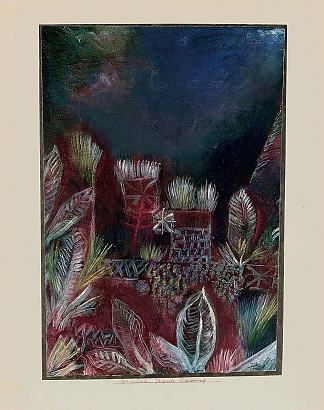 热带暮光 Tropical twilight (1921)，保罗·克利