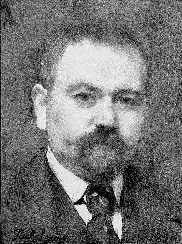 欧仁·勒穆埃尔的肖像 Portrait D'eugène Le Mouël (1896)，保罗·勒鲁瓦