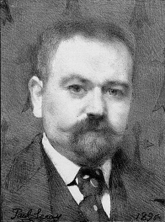 欧仁·勒穆埃尔的肖像 Portrait D’eugène Le Mouël (1896)，保罗·勒鲁瓦