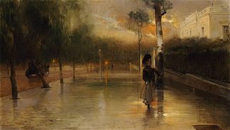 雨后皇后街智慧 After the Rain Queen Street Wisdom (1900)，保罗马蒂奥波洛斯