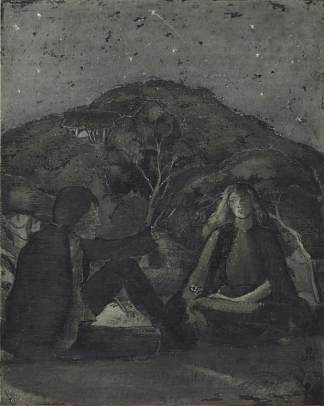 丁格尔的拉文格罗和伊索佩尔 Lavengro and Isopel in the Dingle (1912 – 1913)，保罗·纳什