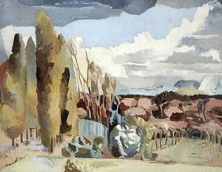 三月景观 March Landscape (1944)，保罗·纳什