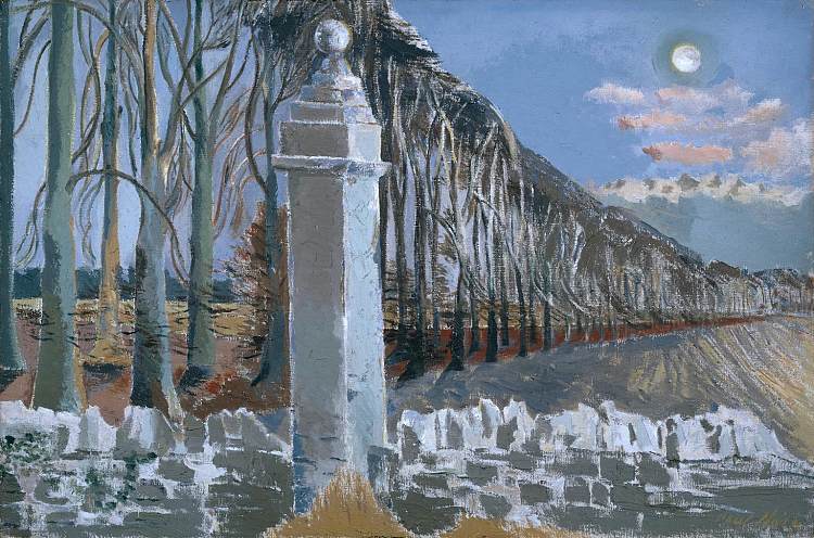 柱子和月亮 Pillar and Moon (1932 - 1942)，保罗·纳什