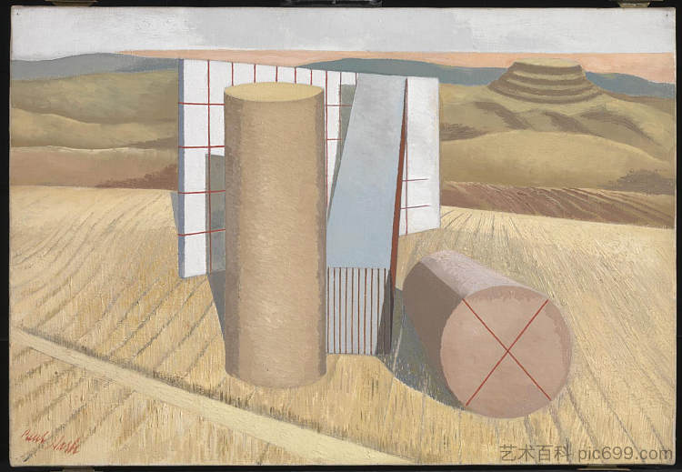 巨石的等价物 Equivalents for the Megaliths (1935),保罗·纳什