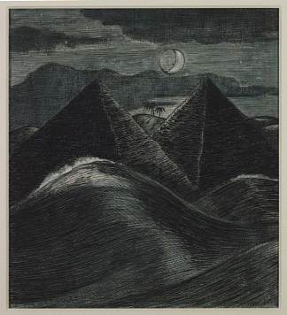 海中的金字塔 The Pyramids in the Sea (1912)，保罗·纳什