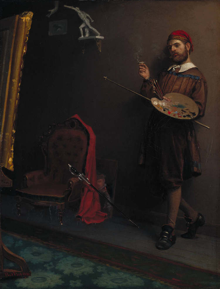 画家 The painter (1880)，保罗·皮尔