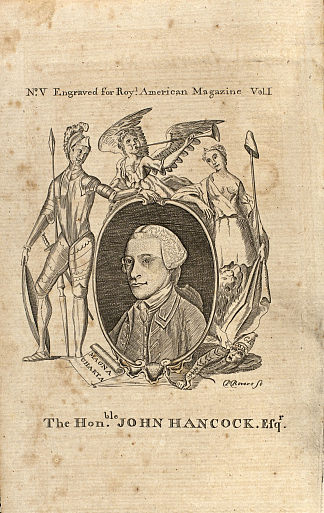 约翰·汉考克 John Hancock (1774)，保罗·列维尔